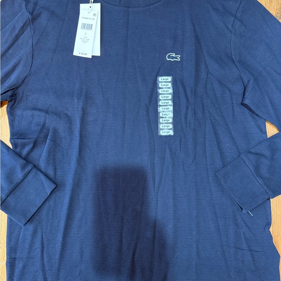 Lacoste Other - NWT - Lacoste sleep long sleeve thermal (navy) - men’s large